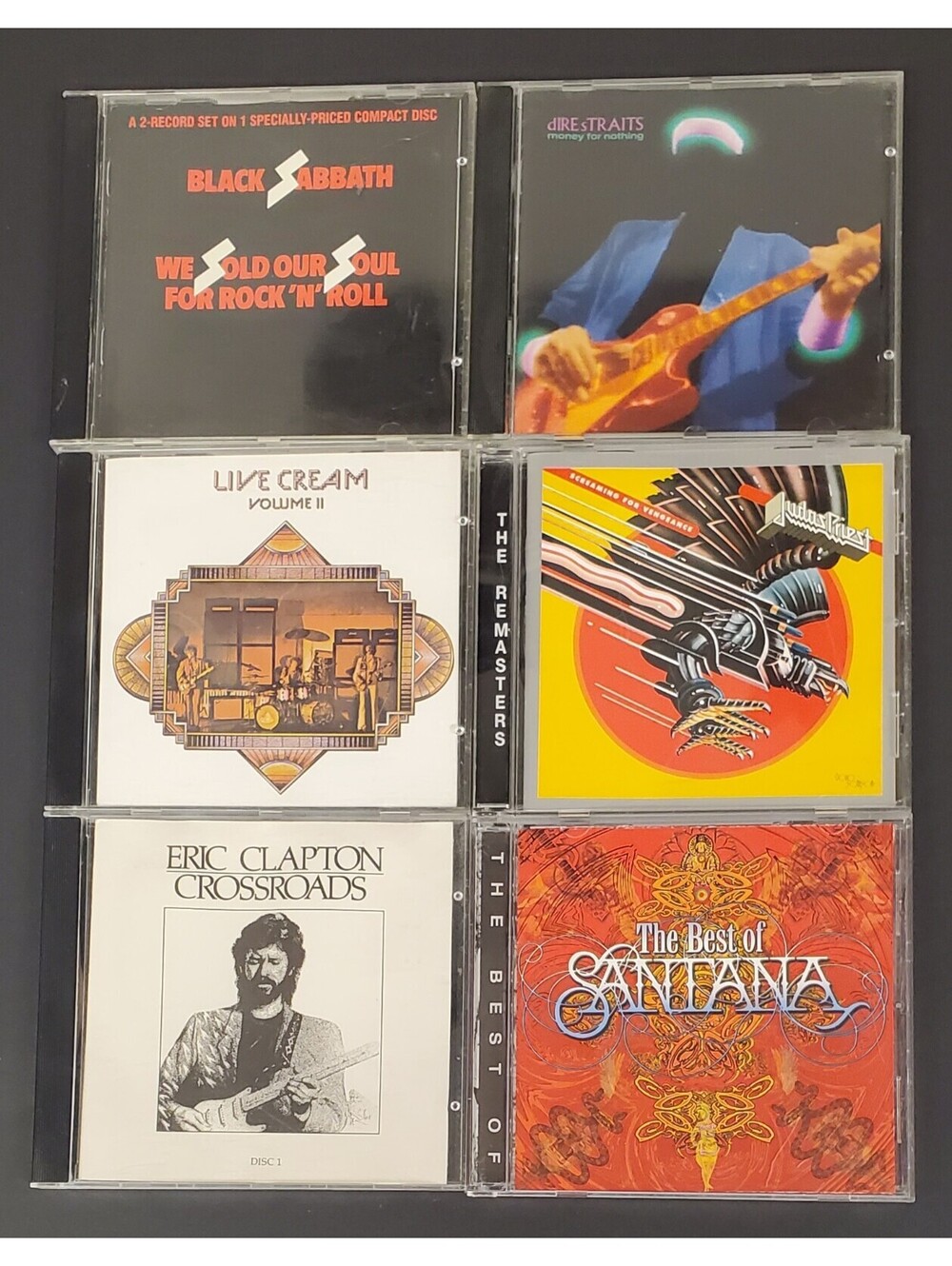 Classic Rock 6x CD Collection - Black Sabbath, Dire Straits, Cream+ VG